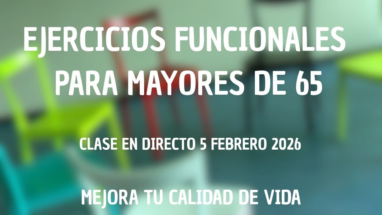 Ejercicios en silla para mayores de 65 años